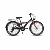 Chanty 24" Børnecykel – Dreng – Sort/Rød – 7 Gear