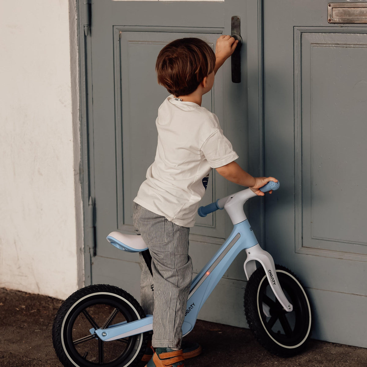 Chanty Go Blå Løbecykel | Med Integreret Lys
