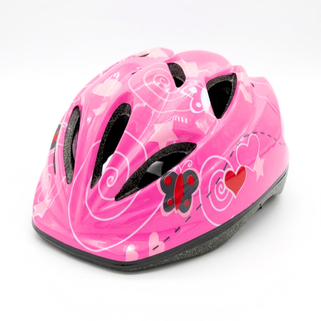 Chanty Børnehjelm – Pink Sommerfugl
