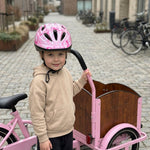 Chanty Børnehjelm - lyserød hjerter
