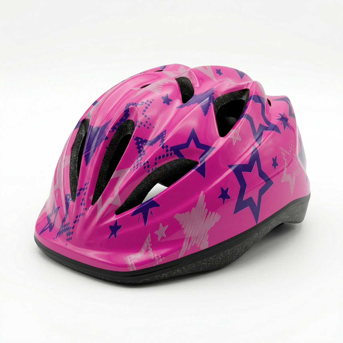 Chanty Børnehjelm– Pink Stjerner